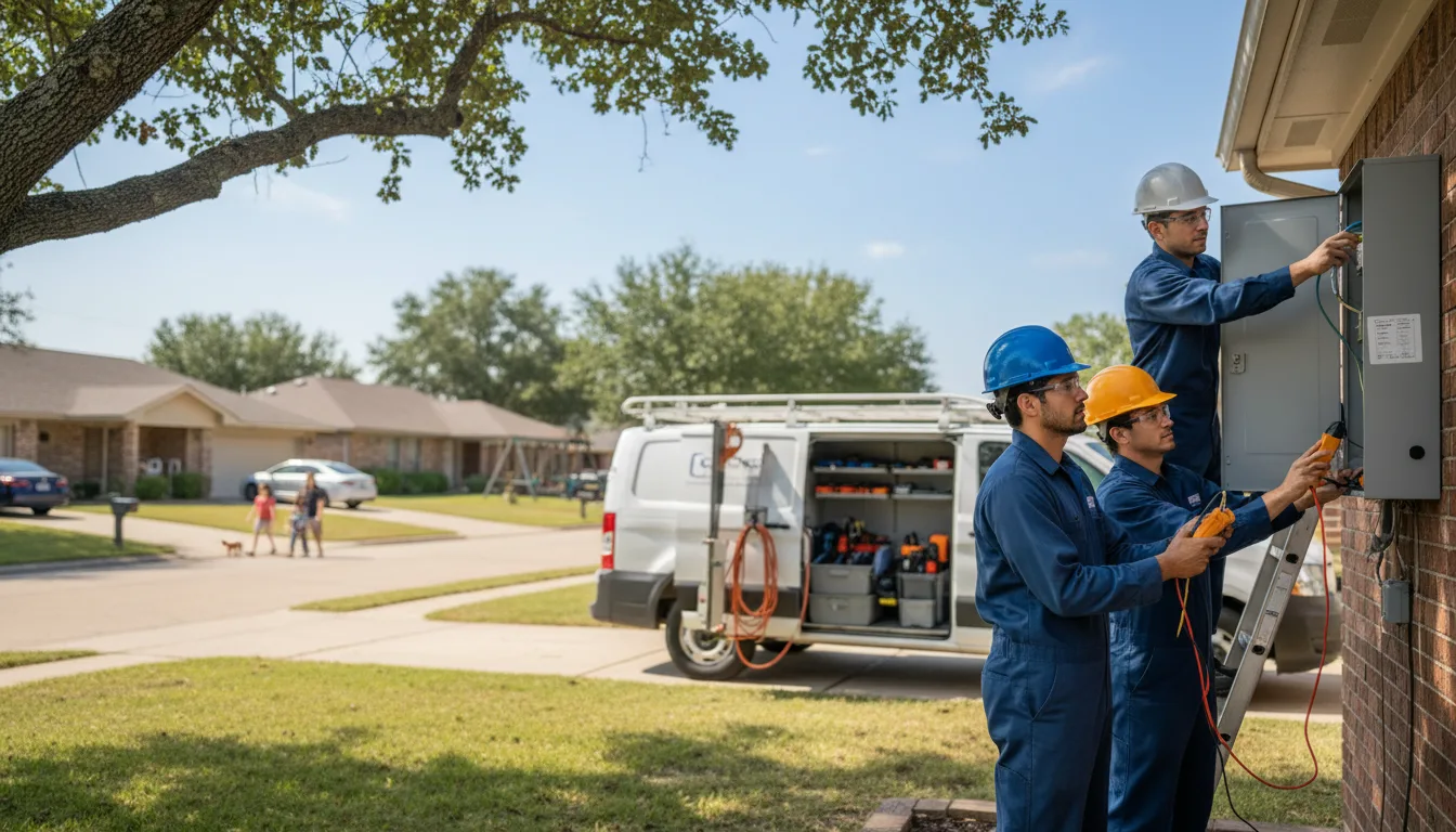Certified electrician providing emergency electrical services in Quaker City, OH